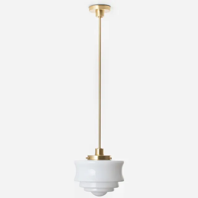 Coloured by Art Hanglamp Nordic 20's Messing - Art Deco Trade
