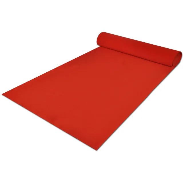 vidaXL Tapijt Rood 1 x 20 m Polyester