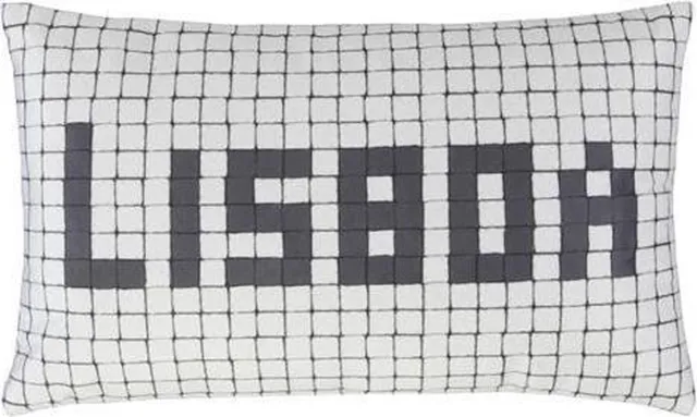 Covers & Co Lisboa - Sierkussen - 30x50 cm - Black