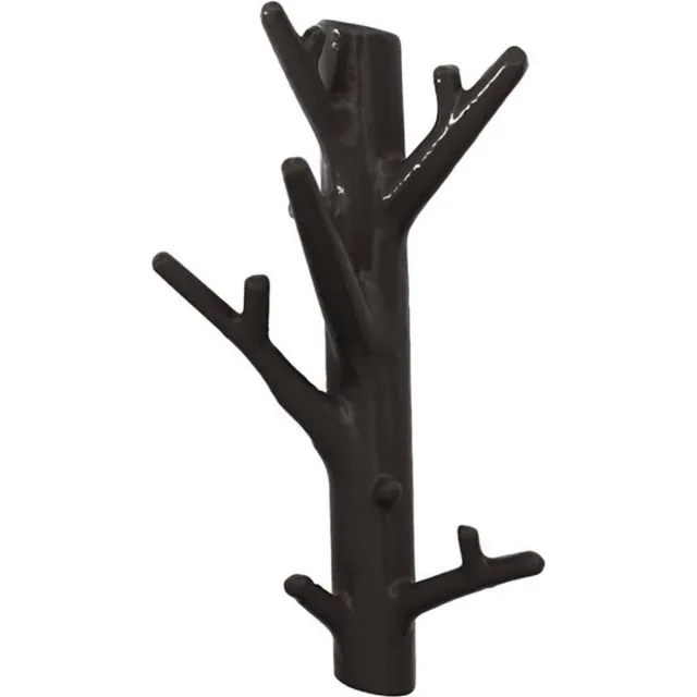 Bosign wandhaak tak zwart-bruin 17 x 8.5 x 6 cm verzinkt staal
