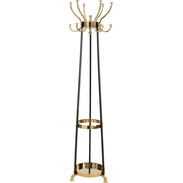 Kare Design Kapstok Luna zwart en goud Kare Design