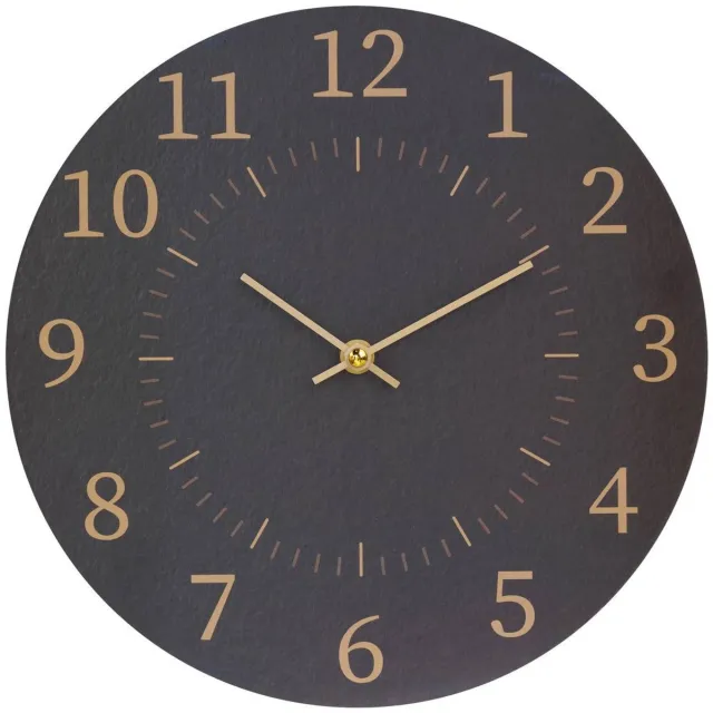 Atmosphera Créateur d'intérieur® Houten klok BORIS Noir