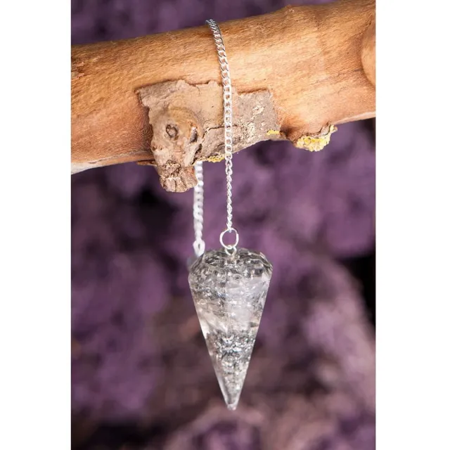 BERK Pendel orgone bergkristal Zwart