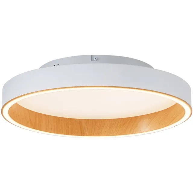 QAZQA ingo - Design LED Plafondlamp - 1 lichts - Ø 40 cm - Wit - Woonkamer | Slaapkamer | Keuken Wit LED