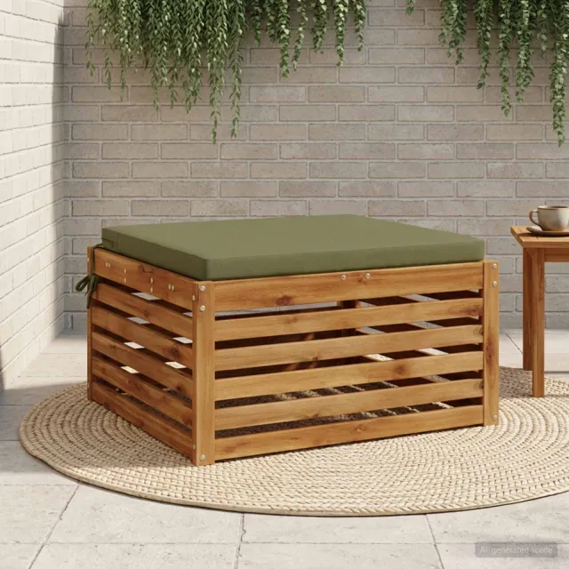 vidaXL Zitkussens SOEST 100% Polyester Olijfgroen 60 x 60 x 5 cm
