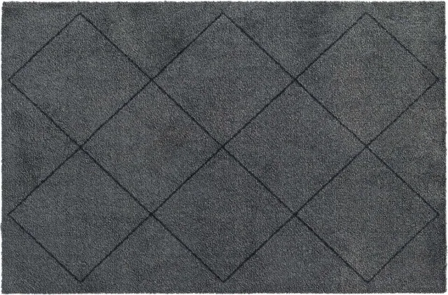 MD-Entree MD Entree - Deurmat - Schoonloopmat - Soft&Deco - Nordic Charcoal - 67 x 100 cm Meerkleurig