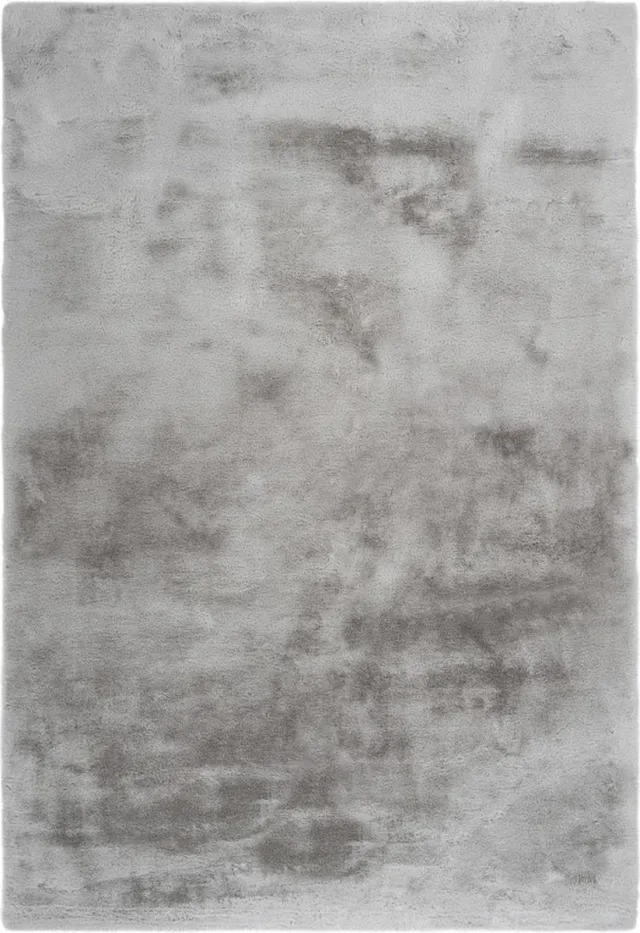 Muratap Tapijtenloods Fluffy Vacht Vloerkleed Woonkamer en Slaapkamer - Zilver / Grijs - 160x230 CM - Superzacht Tapijt