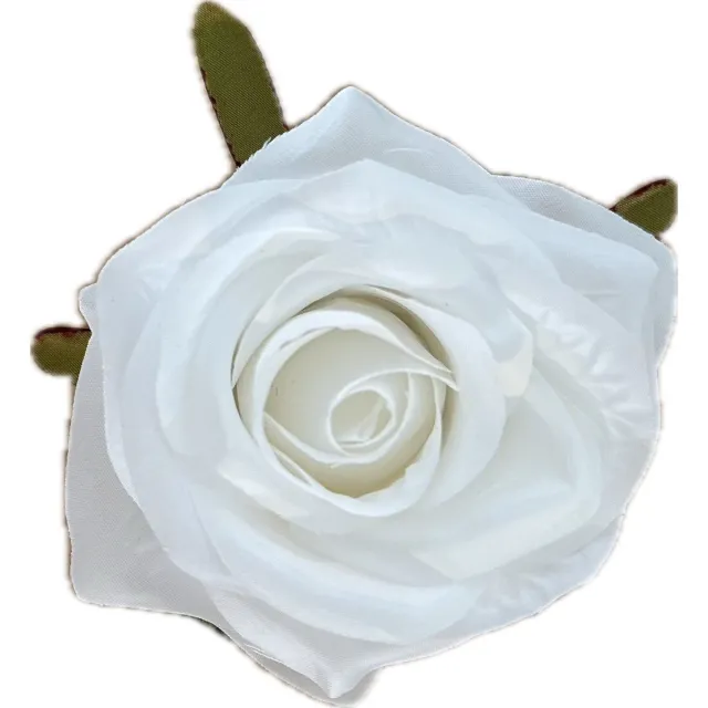 autodeco.nl AMALIA WIT KUNSTROZEN - Rozenkoppen 24 stuks - Mooie Kwaliteit Kunstbloemen - Nepbloemen - Rozen zonder Steltjes - Kunstbloemen voor Decoraties/ Versieringen - DIY Bloemen - Rozen voor de Bloemenmuur