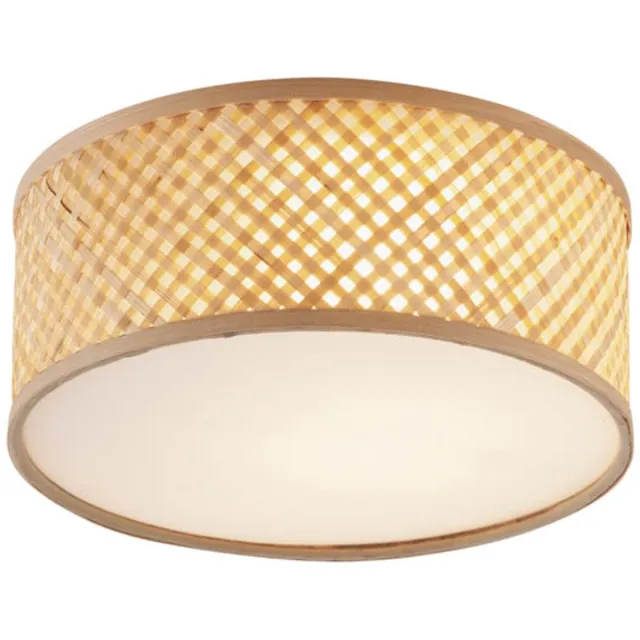QAZQA tremmo - Oosterse Plafondlamp - 1 lichts - Ø 30 cm - Naturel - Woonkamer | Slaapkamer | Keuken