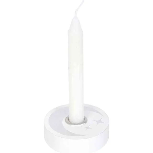 Something Different White Mystical Moon Spell Kaarsenstandaard - Wit