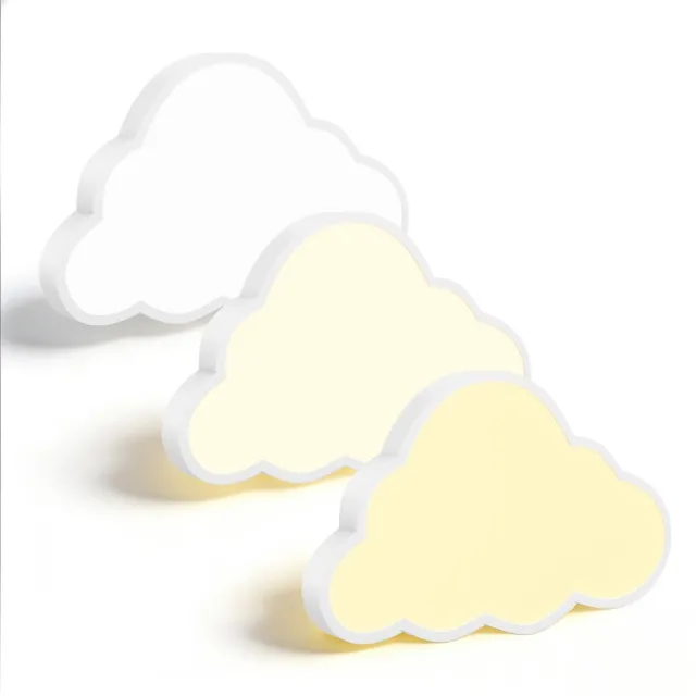 Aufun 48W Cloud Plafondlamp – Dimbaar met Afstandsbediening Wit