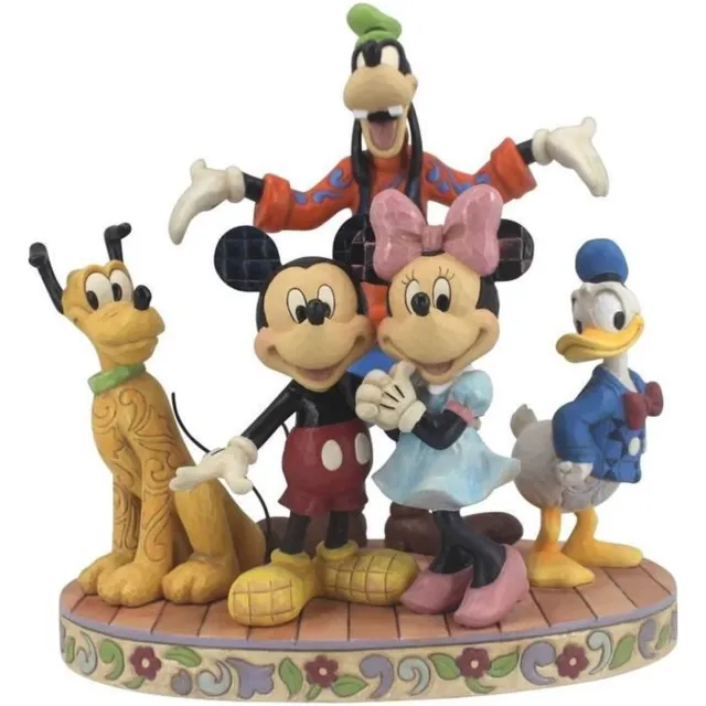 Disney Traditions (Jim Shore) Jim Shore fabulous five, The Gang's All Here, nr. 4056752 Disney Traditions geel