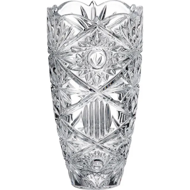 Crystalite Bohemia Vaas crystalite NOVA OLD / Miranda "B" 25 cm. Transparant