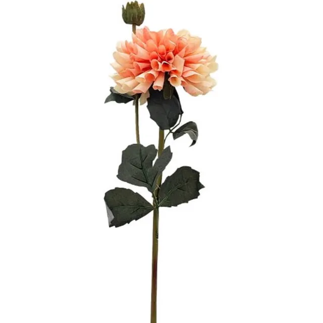 Buitengewoon Boet Kunstbloem dahlia 61 cm, lichtroze