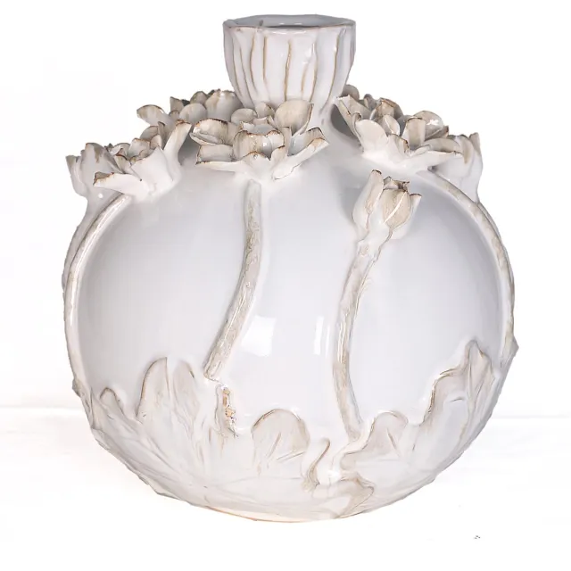 Vazenatelier Vaas keramiek Vaas Daffodil Medium wit