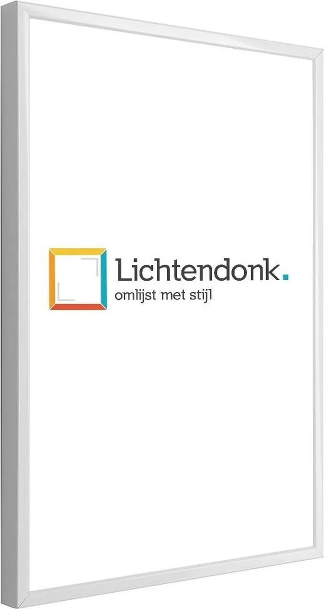 Lichtendonk Aluminium Wissellijst Wit A0 84,1 x 118,9 - Helder Acrylite - Salerno