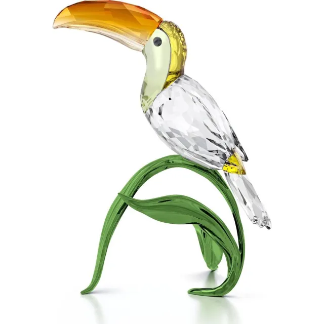 Swarovski Idyllia Toekan 5693142 beeldje | meerkleurig Swarovski beeldjes voor interieur decoratie kristalkunst verzamelaar cadeau