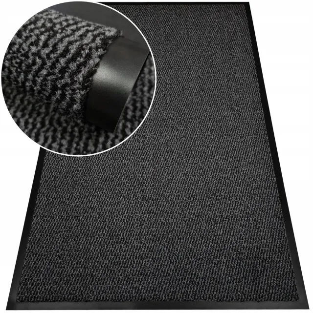 Nestor Entreemat Deurmat 80x120 cm Zwart Antislip PVC Bodem
