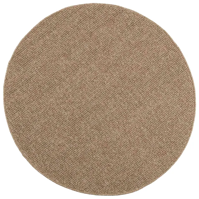 vidaXL Binnen- en buitentapijt AGIRA Naturel Ø 120 CM Polyester