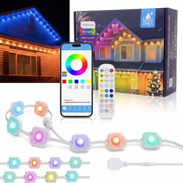 Qomfort LED Buitenverlichting - Lichtsnoer - Buiten & Binnen - 30M