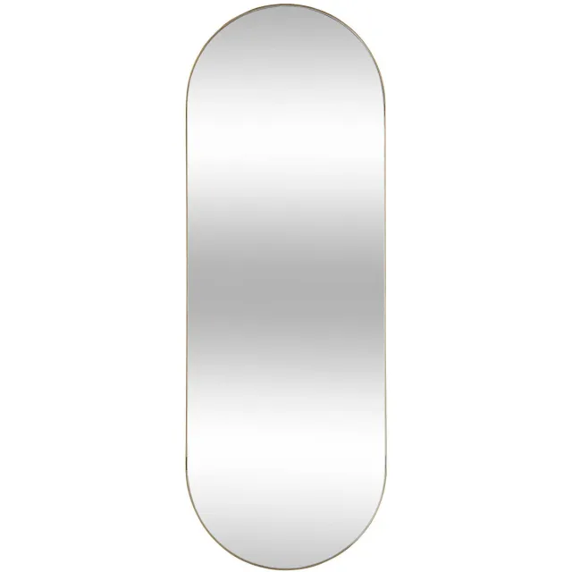 Atmosphera Créateur d'intérieur® Ovale spiegel met metalen lijst 112 cm SELENA doré