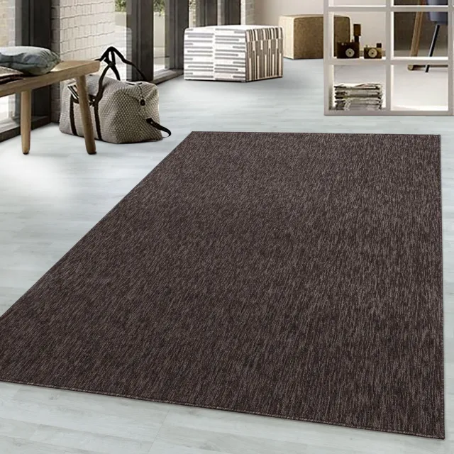 Adana Carpets Laagpolig vloerkleed - Nani Bruin 80x150cm