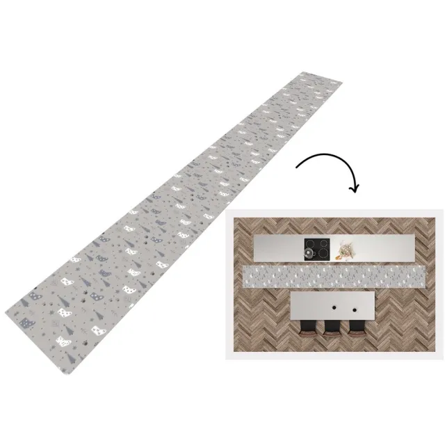 KitchenYeah Keukenloper - Keukenmat - Sokken - Patronen - Kerst - Keuken vloerkleed Multicolor