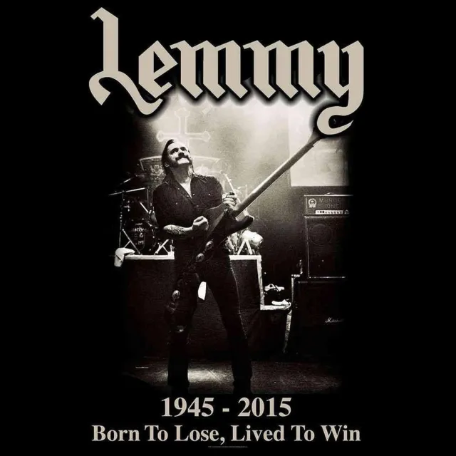Razamataz Rock Off Poster - Lemmy Kilmister Textiel Lived To Win - 106 X 70 Cm - Multicolor Multicolours