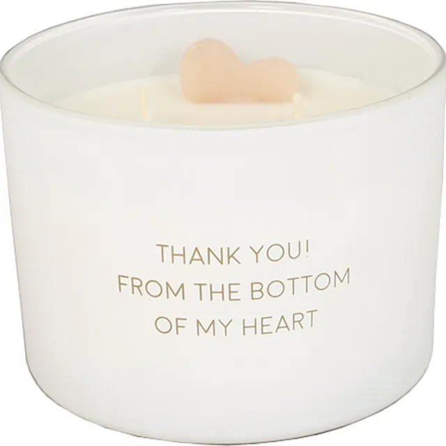 My Flame Lifestyle MY FLAME - Sojakaars - Thank you from the bottom of my heart - Fresh Cotton - wit - 70 branduren