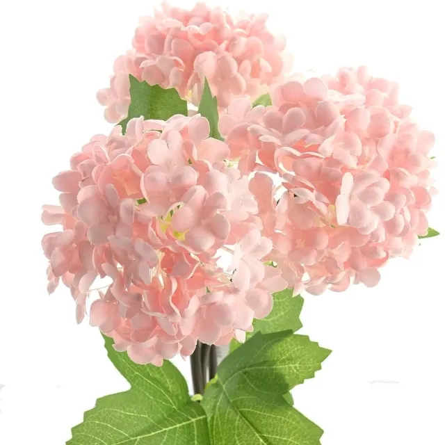 DPI GmbH DPI Sneeuwbal Roze ca. 28 cm 3 Stuks - Kunstbloemen