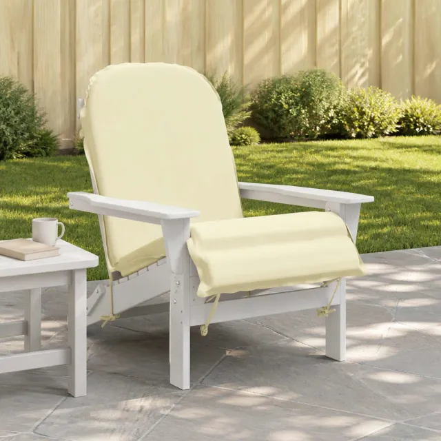 vidaXL Adirondack stoelkussen GEMERT 100% Polyester Crèmekleurig