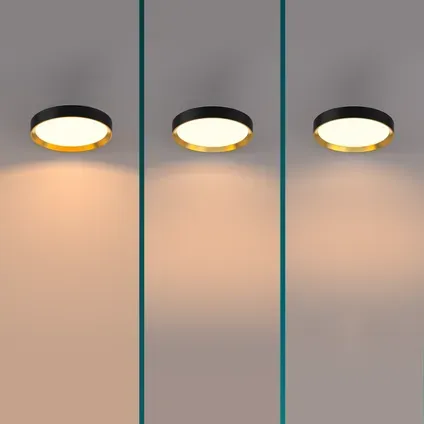 Philips Plafondlamp Hanno - Zwart, Messing - 38cm - 24w