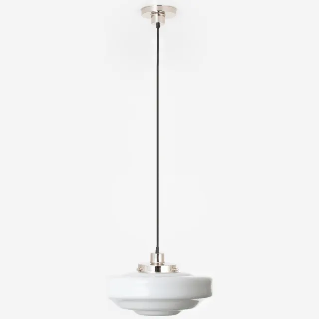 Coloured by Art Hanglamp aan snoer Siegfried 20's Nikkel - Art Deco Trade