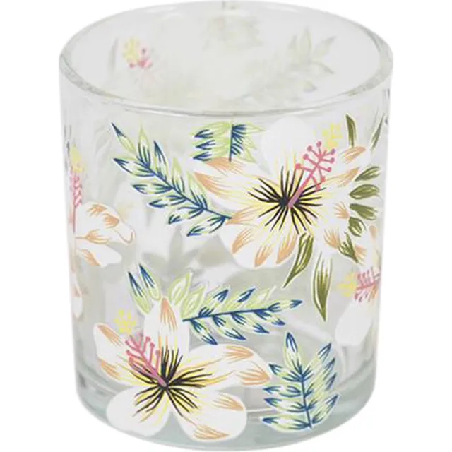 Rasteli Kaarsenhouder - glas - multicolour - D7 x H8 cm