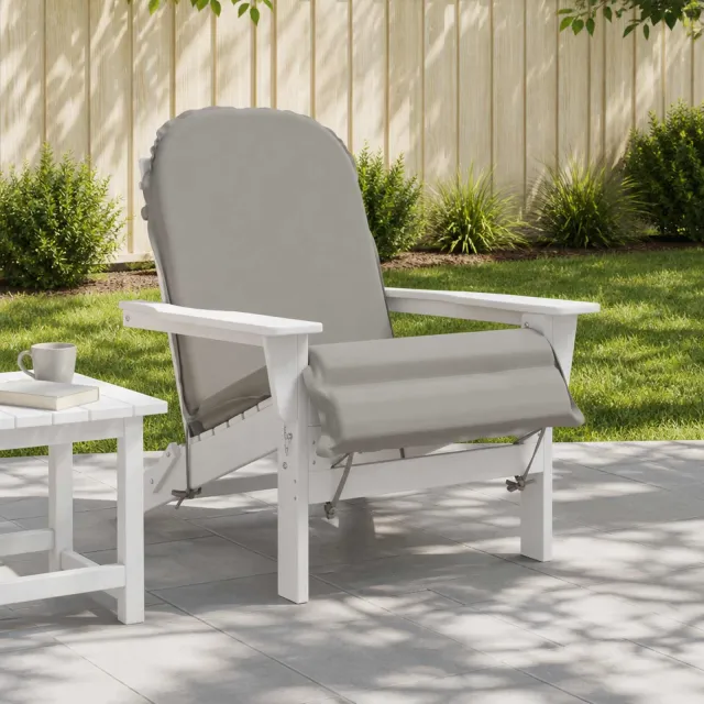 vidaXL Adirondack stoelkussen GEMERT 100% Polyester Grijs