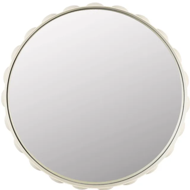 Zuiver Bubbles Spiegel/ Wandspiegel Beige (50 x 50 x 6 cm)