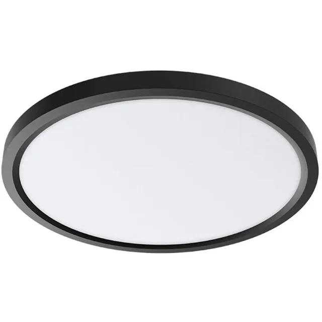 BES LED LED Plafondlamp - Brinton Jin - 36W 3960lm - Aanpasbare Lichtkleur 3000K-4000K-6500K - Ø400 mm - Opbouw - Rond - Zwart