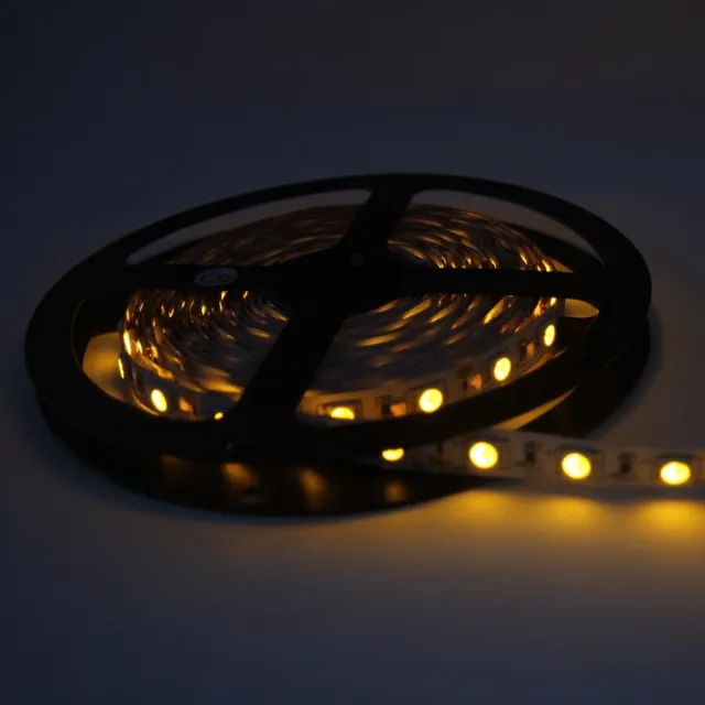Silumen LED strip 12V 5M 5050 IP20 60LED / m GEEL
