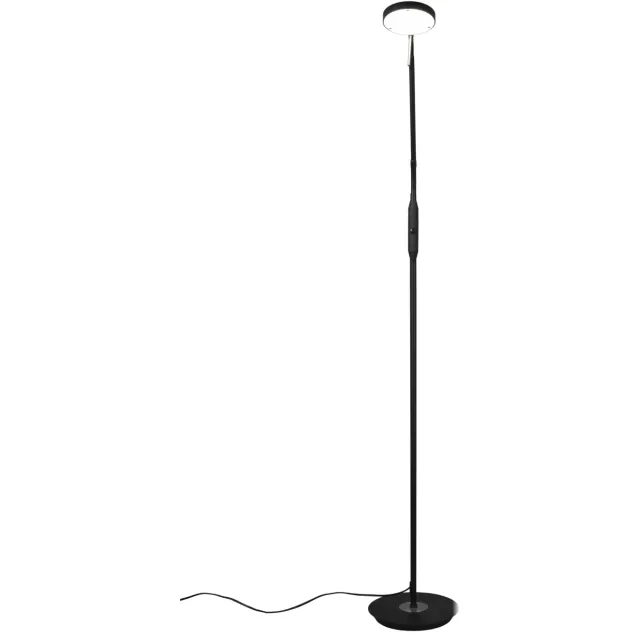Trio MONZA - Vloerlamp - Zwart mat - incl. 1x SMD 12 W