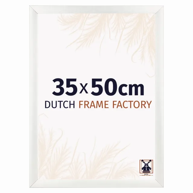 Dutch Frame Factory Fotolijst 35x50 cm - MDF - Wit Geveegd - Praag
