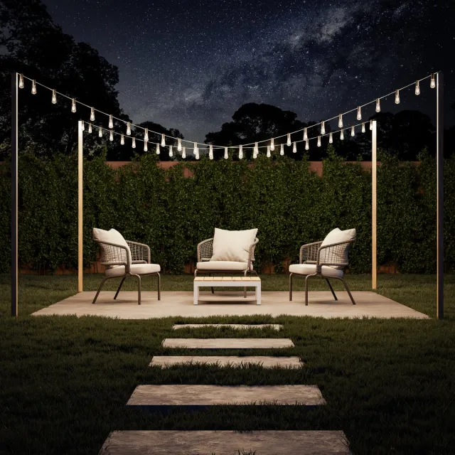 Selotus Tuin verlichting - Lichtsnoeren - 20 led lampjes + 5 meter - zonne energie - Tuinverlichting buiten