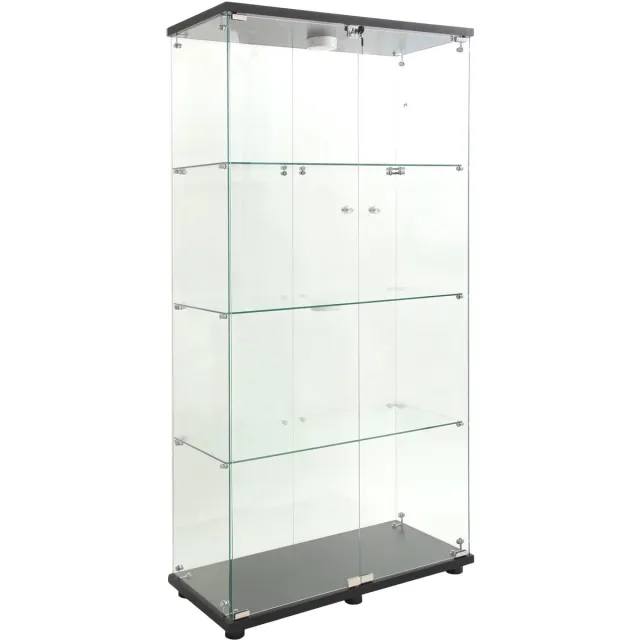 Happiq Staande Spiegel 180 X 80 Cm Zwart - met Metalen Frame, Glas - voor Woonkamer