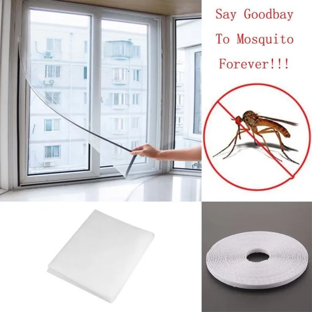 Superdealer Horrengaas Scherm - 130x150cm - Wit - Met Plakstrip