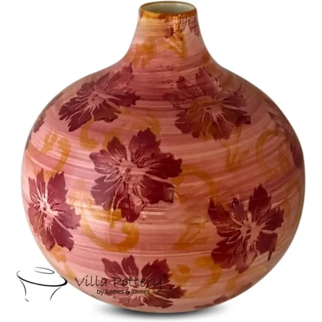 Irishflowers Vaas - Villa Pottery - Decoratie - Woondecoratie - Keramiek - Bloom 2_3 Vaas roze