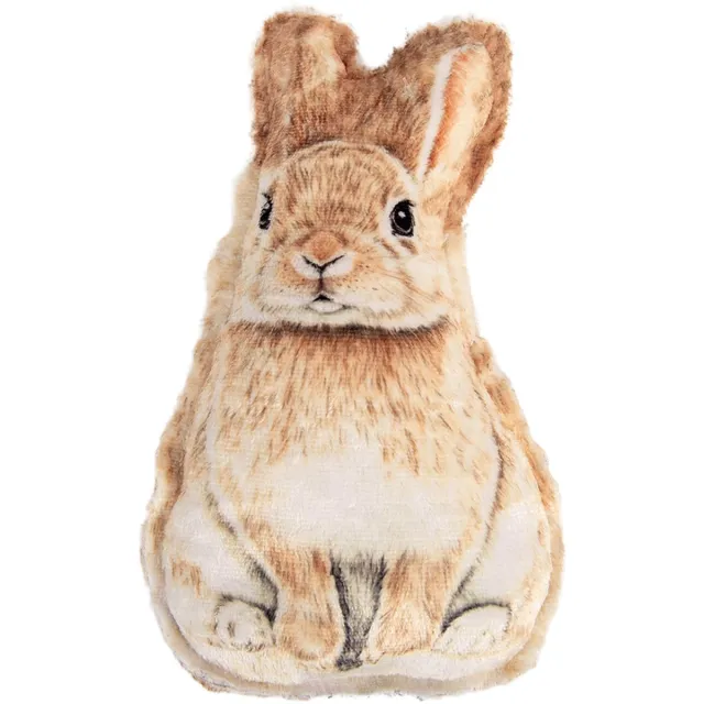 Clayre & Eef Sierkussen Konijn 13x5x25 cm Bruin Polyester