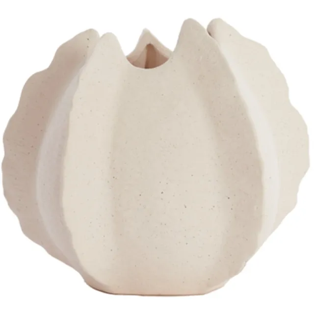 Light & Living Vaas Kelapa Keramiek, 23cm - Crème