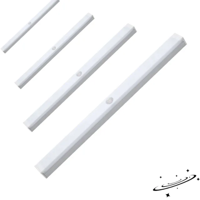 Lexorion SmartSense - LED Wandlampen Set - 4 Stuks (100mm + 210mm + 300mm + 500mm) - Bewegingssensor - Oplaadbaar via USB - Warm Licht - Draadloos - Nachtlamp voor Binnengebruik
