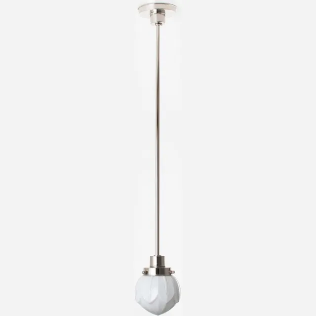 Coloured by Art Hanglamp Lotus 20's Nikkel - Art Deco Trade