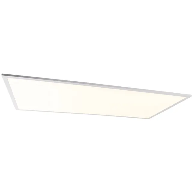 QAZQA liv - Moderne Dimbare LED paneel | Plafondlamp met Dimmer - 1 lichts - L 120 cm - Wit - Woonkamer | Slaapkamer | Keuken Wit LED