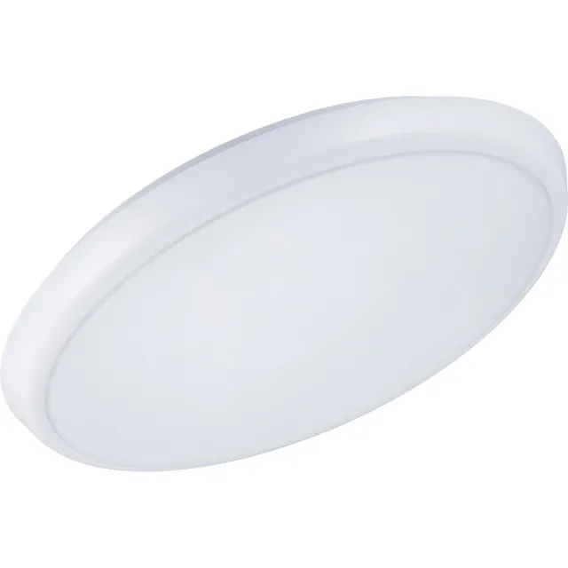 Thorgeon LED Plafonnière Rond Met Sensor Slim 18W - Microwave Sensor 3000-4000-6000K 1900 Lumen IP65 Geen